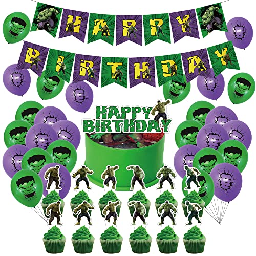 Decorazioni Compleanno Hulk Palloncini Hulk Compleanno Palloncino Decorazioni Hulk Festa Compleanno Hulk Decorazioni Torta Hulk Striscioni Buon Comple