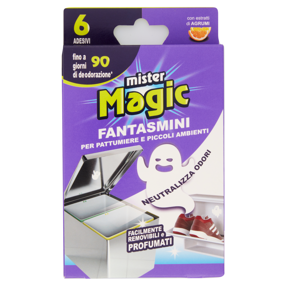 Miste Magic Zero Odori Pattumere e Piccoli Ambienti 6 Pezzi - -