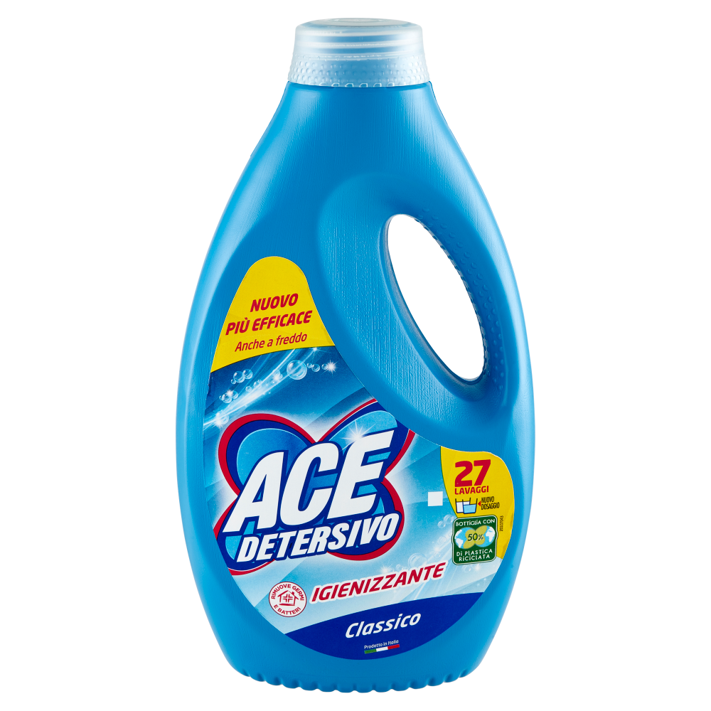 Ace Detersivo Liquido Classico Igienizzante 27 Lavaggi - -