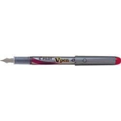 Stilografica V Pen Silver Pilot - rosso media