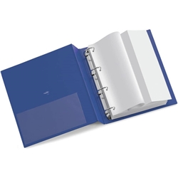 Raccoglitore personalizzabile -A4-4 anelli D Ø40 mm-dorso 5 5 cm-blu