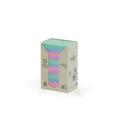 Foglietti Post-it® Notes-eco-38x51 mm-assortiti pastello-conf. 24