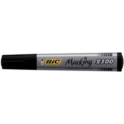 Permanent Marker 2300 Bic - nero - a scalpello 3 5-5 5 mm - 12 pz