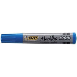 Permanent Marker 2000 Bic - blu - punta tonda 1 7 mm - conf. 12