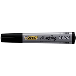 Permanent Marker 2000 Bic - nero - punta tonda 1 7 mm - conf. 12