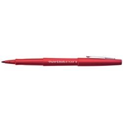 Penna punta sintetica Papermate Flair- 1 mm - rosso - conf. 12