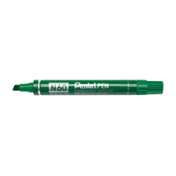 Marcatore N60 permanente Pentel verde a scalpello 3 95 5 mm