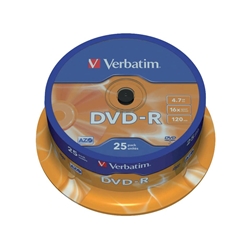 DVD-R Spindle Verbatim - 4 7 Gb - 16x - conf. 25