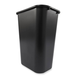 Contenitore in resina Wastebasket 38.8 L Rubbermaid nero FG295700BLA