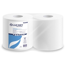 Asciugatutto pura cellulosa Lucart - 2 veli - 800 strappi - conf. 2
