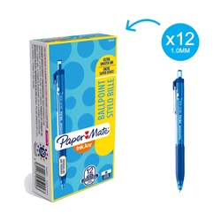 Penne a scatto Papermate InkJoy 300 RT - blu - 1 mm - conf. 12
