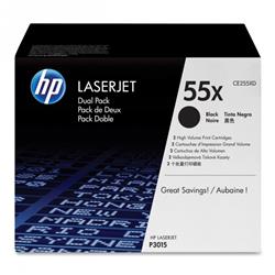 Originale HP CE255XD Conf. 2 Toner alta capacità 55X nero - conf. 2