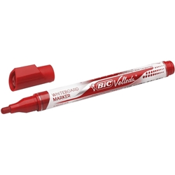 Marcatore Velleda liquido pocket Bic - Pocket - rosso-4 2 mm-conf. 12