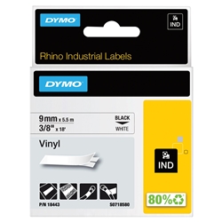 Nastro Dymo D1 Industriale Rhino Dymo - Nastro In Vinile - 9 Mm X 5 5