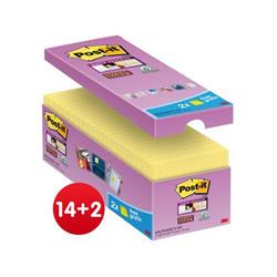 Value Pack Post-it® Super Sticky-Canary™-76x76mm-conf.14+2 GRATIS