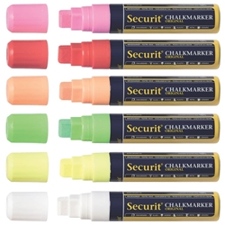 Pennarelli A Gesso Liquido Securit - 7-15 Mm - Verde - Sma720-Gr