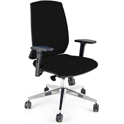 Sedia operativa ergonomica Larissa Unisit - Nera - LR1S/EN