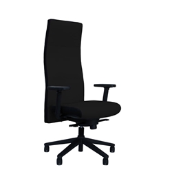 Poltrona direzionale Next Unisit - similpelle - nero - Next/KN