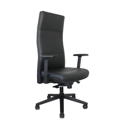 Poltrona direzionale Next Unisit - pelle - nero - Next/PN