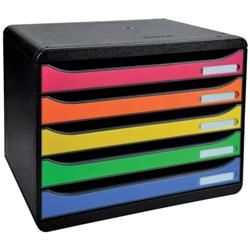 Cassettiera 5 cassetti Big-Box Plus Classic oriz-27x35 5x27 1cm