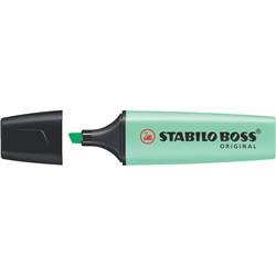 Evidenziatore Stabilo Boss Pastel - menta - 70/116  - conf.10