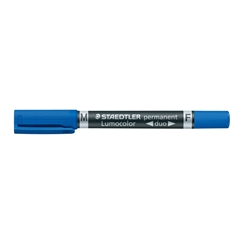 Marcatore Lumocolor® permanent duo Staedtler - 0 6-1 5 mm - blu