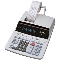 Calcolatrice scrivente CS-2635RH a 12 cifre Sharp - grigio