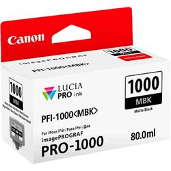Originale Canon inkjet Cartuccia PFI-1000MBK - 80 ml - nero opaco