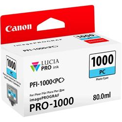 Originale Canon inkjet Cartuccia PFI-1000PC - 80 ml - ciano foto