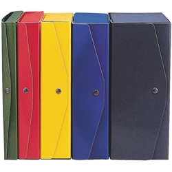 Scatola archivio King Mec Project-dorso 6-26x36 cm-blu-conf. 5