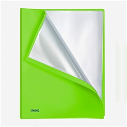 Portalistino Neon Favorit - 20 buste - 22x30 - verde fluo