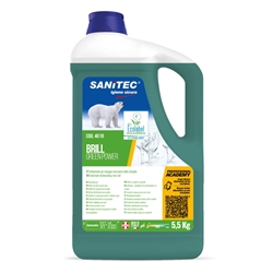 Additivo brillantante lavastoviglie Green Power Sanitec 5 5 kg 4019