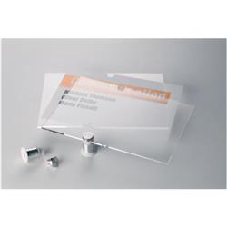 Targa alluminio personalizzabile Durable - Crystal Sign 148 x 148 mm.