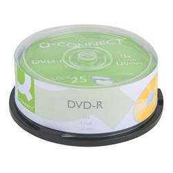 DVD-R Q-Connect Spindle 16x 120 min non stampabile conf.25 - KF00255
