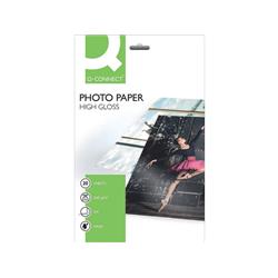 Carta fotografica Inkjet Q-Connect A4 bianco 260 g/m² lucida 20 fogli