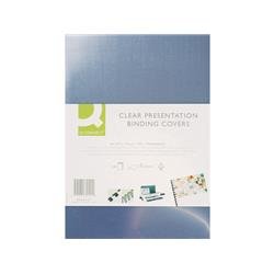 Copertina per rilegatura Q-Connect trasparente 200 µm A4 conf. 100