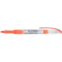 Evidenziatore a penna Q-Connect 1-4 mm arancione - conf.12