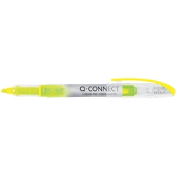 Evidenziatore a penna Q-Connect 1-4 mm giallo - conf.12