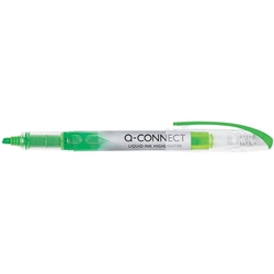 Evidenziatore a penna Q-Connect 1-4 mm verde - conf.12