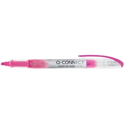 Evidenziatore a penna Q-Connect 1-4 mm rosa - conf.12