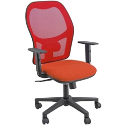 Sedia operativa Unisit Hubble rosso HUHUVE/BR/ER