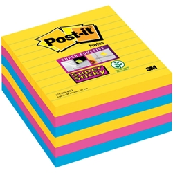 Post-it® Super Sticky Notes Rio de Janeiro-100x100mm-righe-ass-conf.6