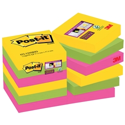Post-it® Super Sticky Rio de Janeiro-47 6x47 6 mm-assortiti conf. 12