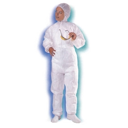 Tuta con cappuccio Icoguanti bianco XL conf. 5 - TUT/XL