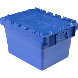 Cassa impilabile Viso 400x300x250 mm blu DSW4325