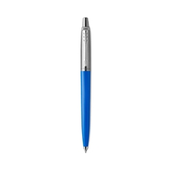 Penna a sfera Parker Jotter Original Plastic-M-fusto blu-blu