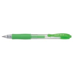 Penne gel a scatto Pilot G2 Neon punta media 0 7 mm verde 1384