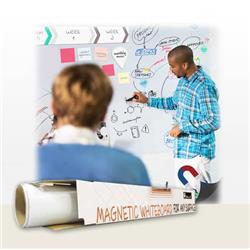 Lavagna adesiva roll-up VIVA magnetica bianca 45x60 cm-850