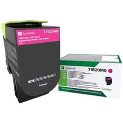 Originale Toner Lexmark 71B20M0 -Return Program-magenta