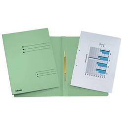 Cartelline ad aghi Esselte Rapid File - 29 5x32 cm - verde - conf. 25